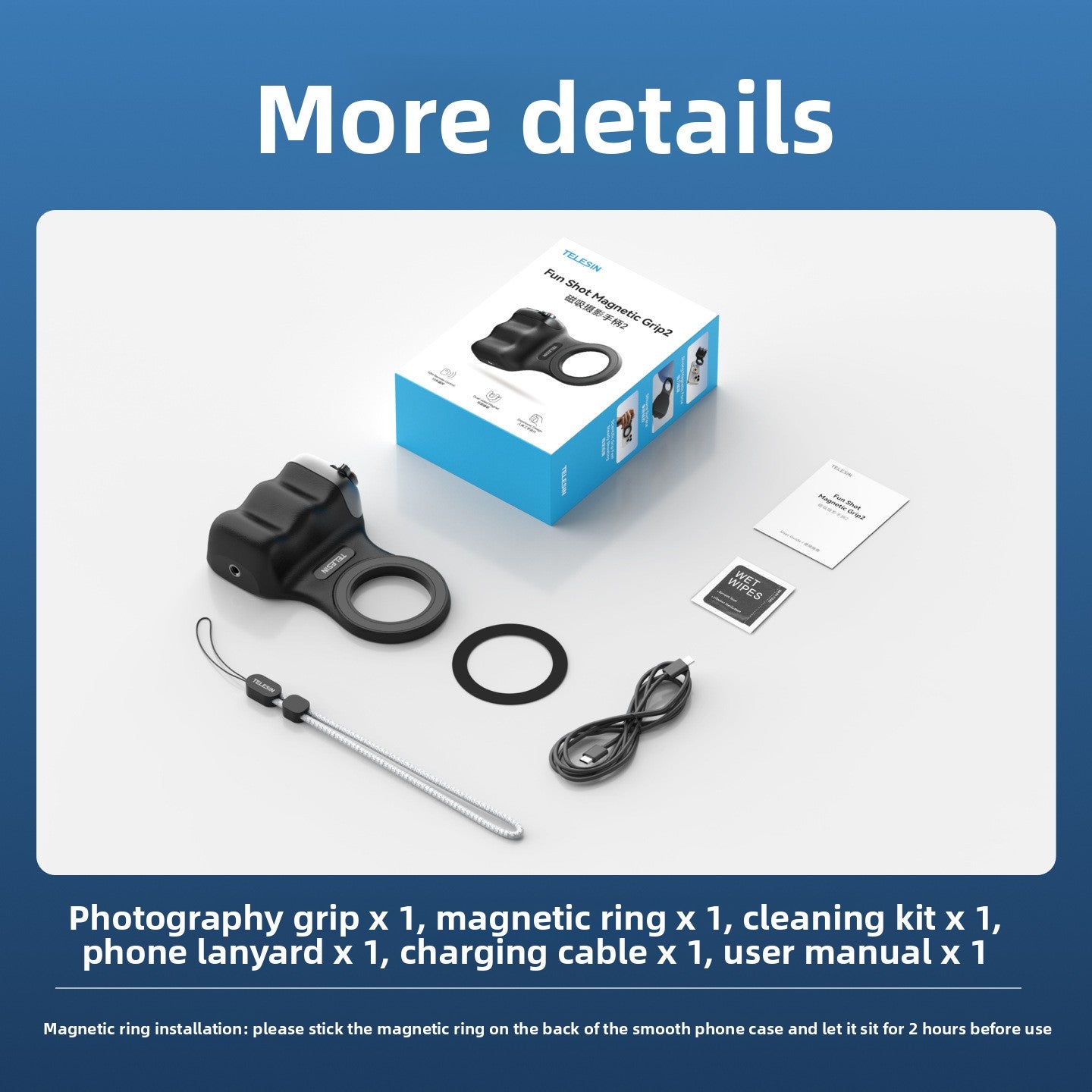 Magnetic Phone Handle