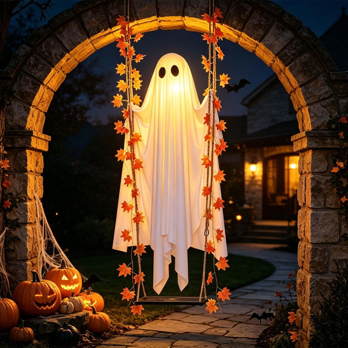 Halloween Swinging Ghost