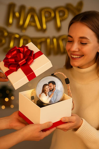 Personalized LED Memory Crystal Ball