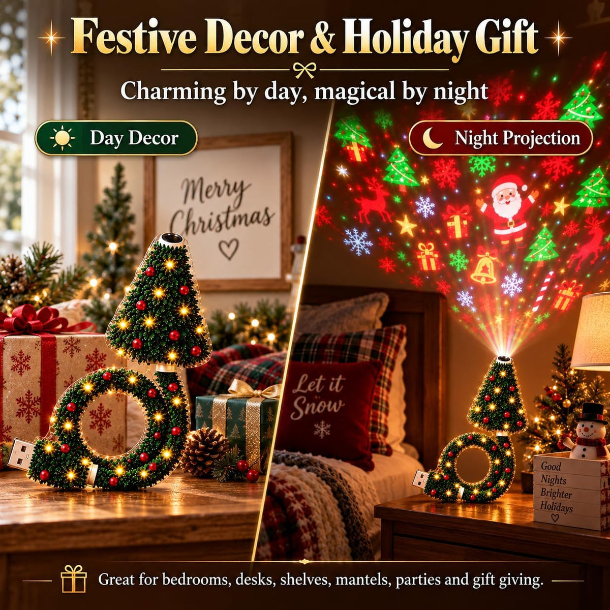 Christmas Tree Projection lamp
