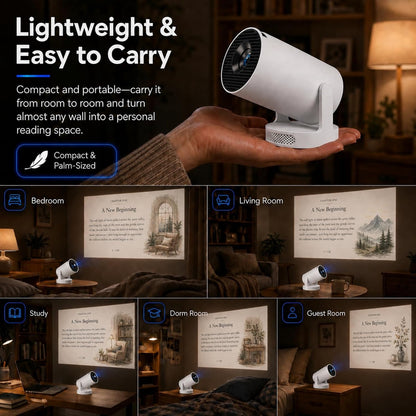 Portable HD Home Reading Projector