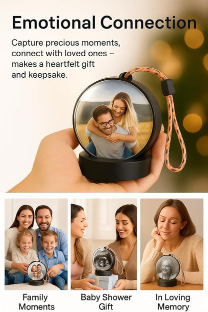 Personalized LED Memory Crystal Ball