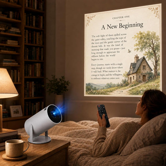 Portable HD Home Reading Projector