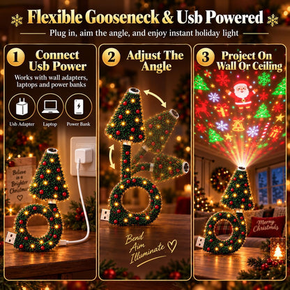 Christmas Tree Projection lamp