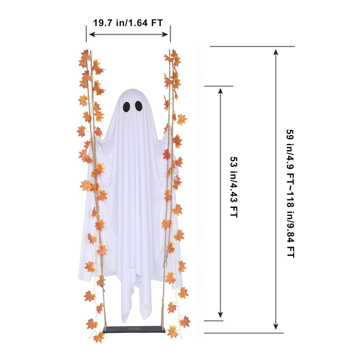 Halloween Swinging Ghost