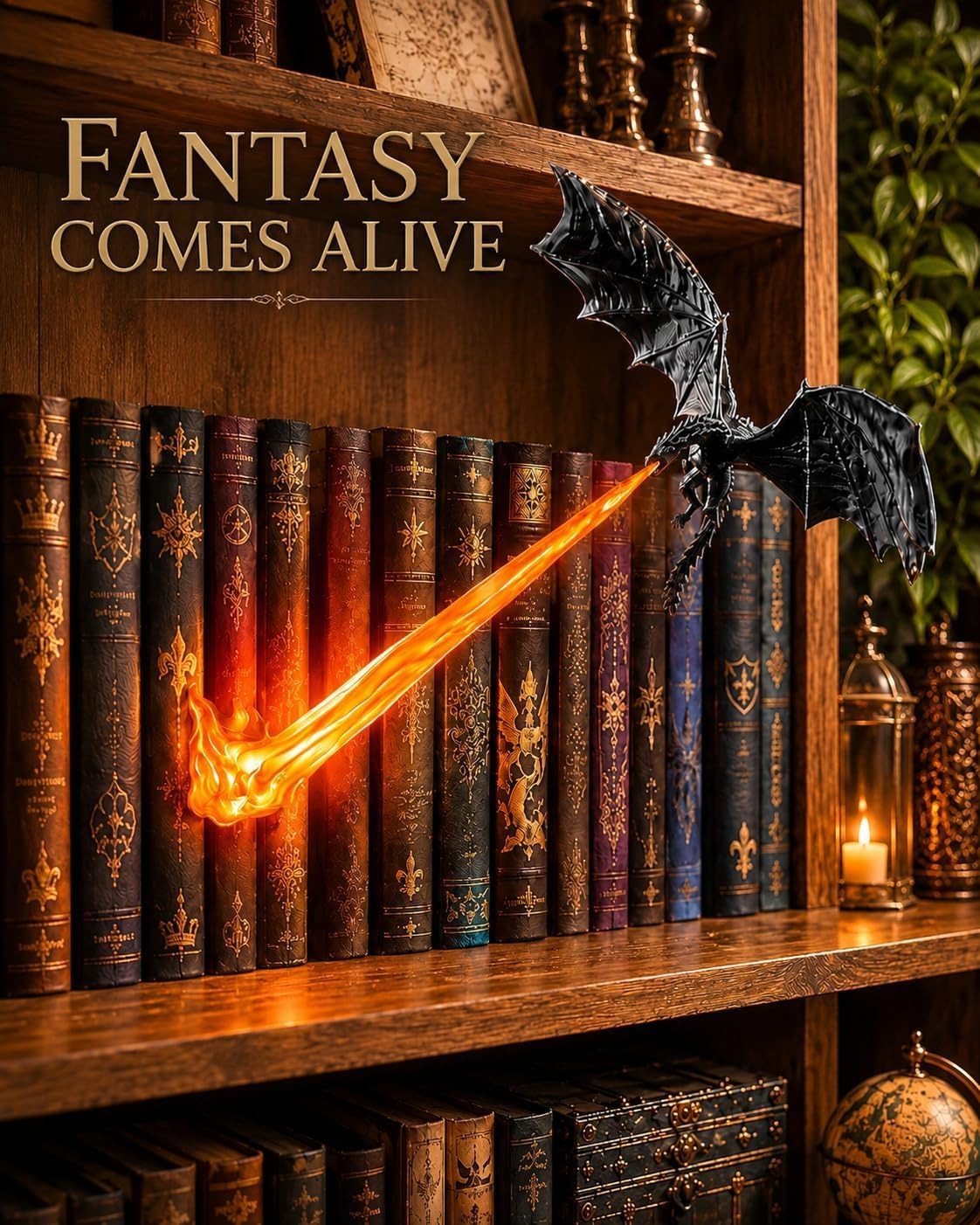 Dragon Shelf Light LED Decor